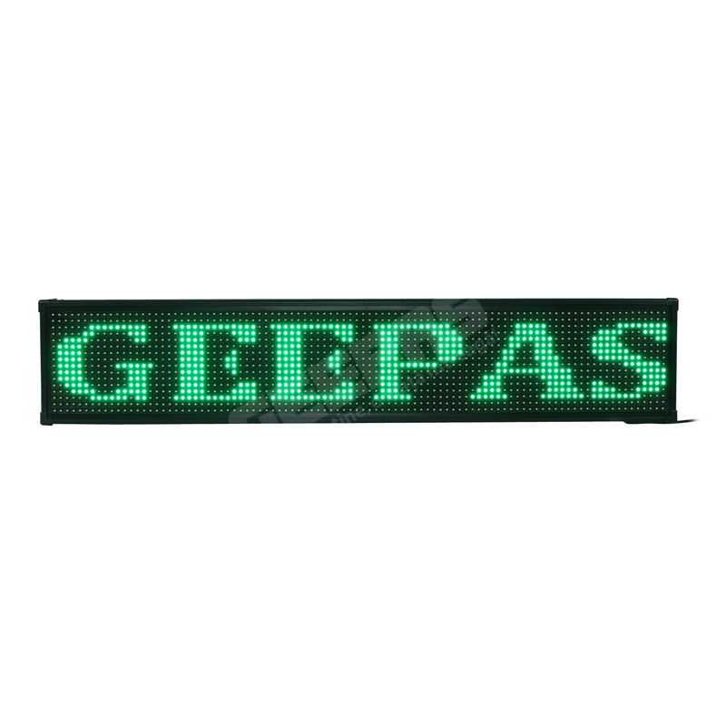 Reclamă luminoasă LED, 200x40cm, verde - interior/exterior