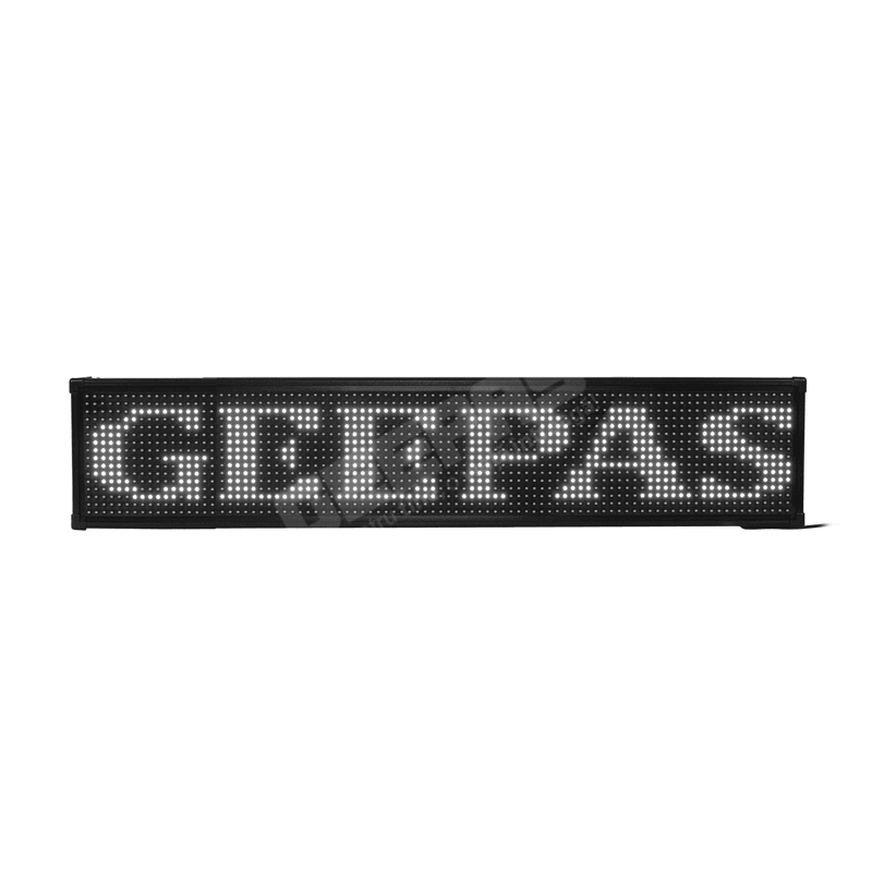 Reclamă luminoasă LED, 70x20cm, albă - EXTERIOR