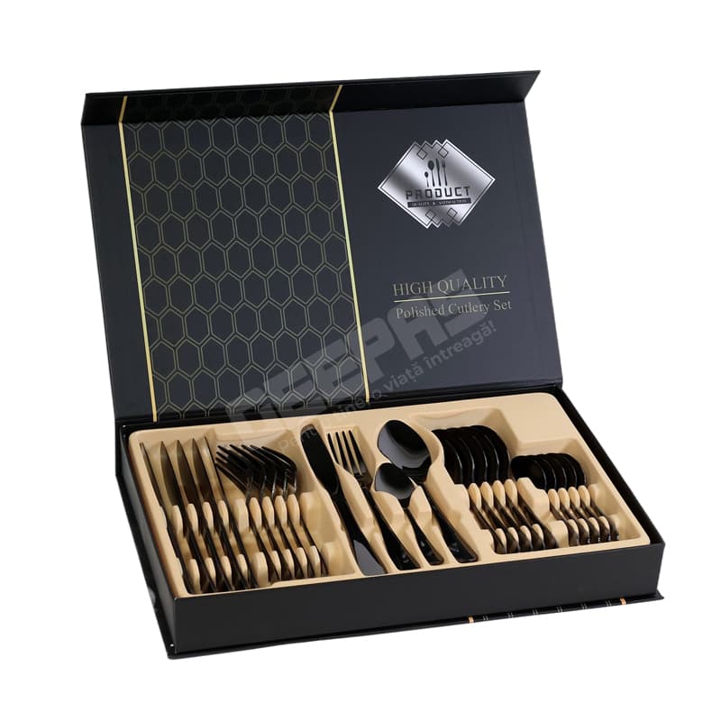 Set tacamuri 24 piese- negru